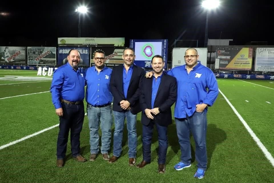 Rogelio Rodríguez, César Serna, Ismael Tejeda, Roberto Díaz y Javier Ramos