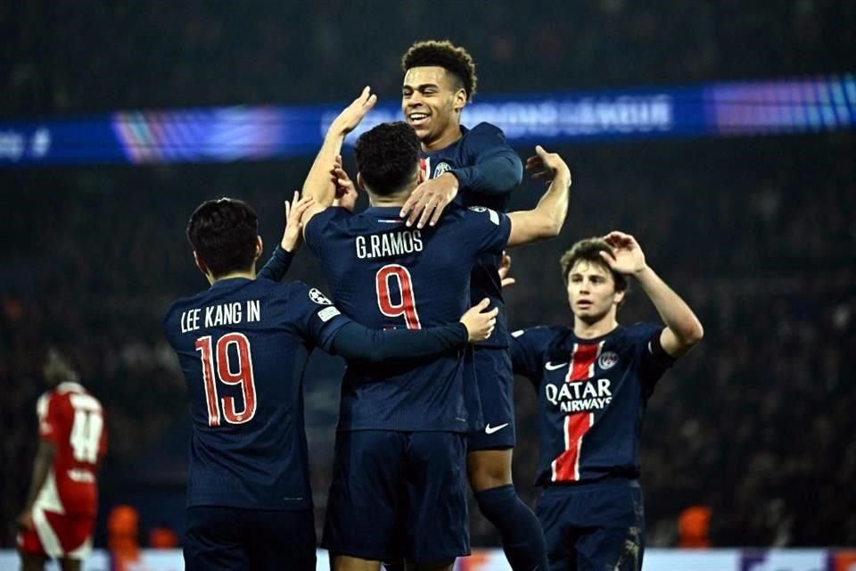 PSG hizo lo que quiso en el segundo tiempo con los tantos de Vitinha, Doue, Mendes, Ramos y Mayulu para humillar 7-0 al Brest en casa.