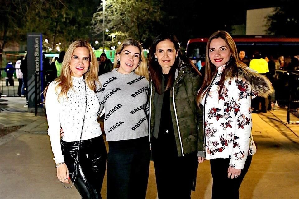Hérica Cortés de Scott, Roberta Barrera de Selem, Olga Canales y Rebeca Ferrara