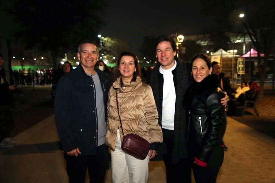 Adrián Gutiérrez, Cecilia Madero, Alberto Rodríguez y Marcela Decrescenzo