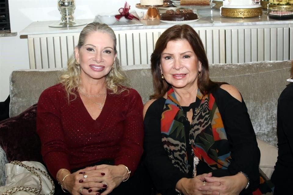 María Isabel Alvarado y Blanca Garza de Hernández