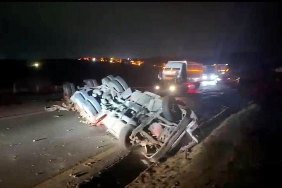 El accidente fue reportado la noche del jueves, alrededor de las 20:00 horas.