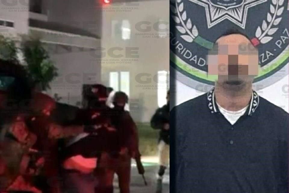 Marco N, 'El Alacrán', presunto jefe de plaza en la Huasteca, SLP, fue detenido tras un operativo que derivó en bloqueos y enfrentamientos.