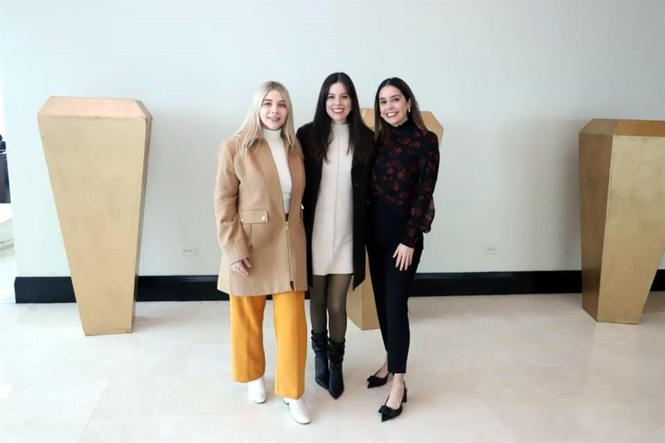 Lily Fernández, Daniela Ontiveros y Michelle Flores