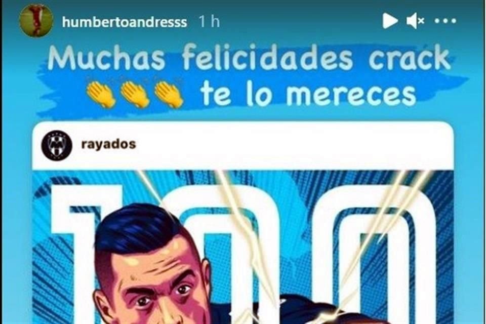 Humberto Suazo felicitó a Funes Mori tras haber marcado el histórico 122.