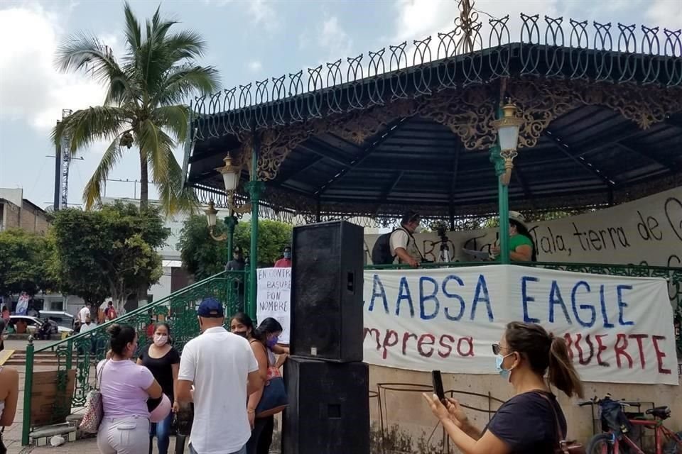 Habitantes de Tala se manifestaron en rechazo al nuevo basurero, advierten que es un riesgo de salud pública.