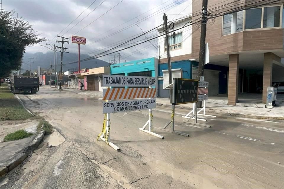 Los trabajos de Agua y Drenaje se realizan en la Colonia Colibrí, en Guadalupe.