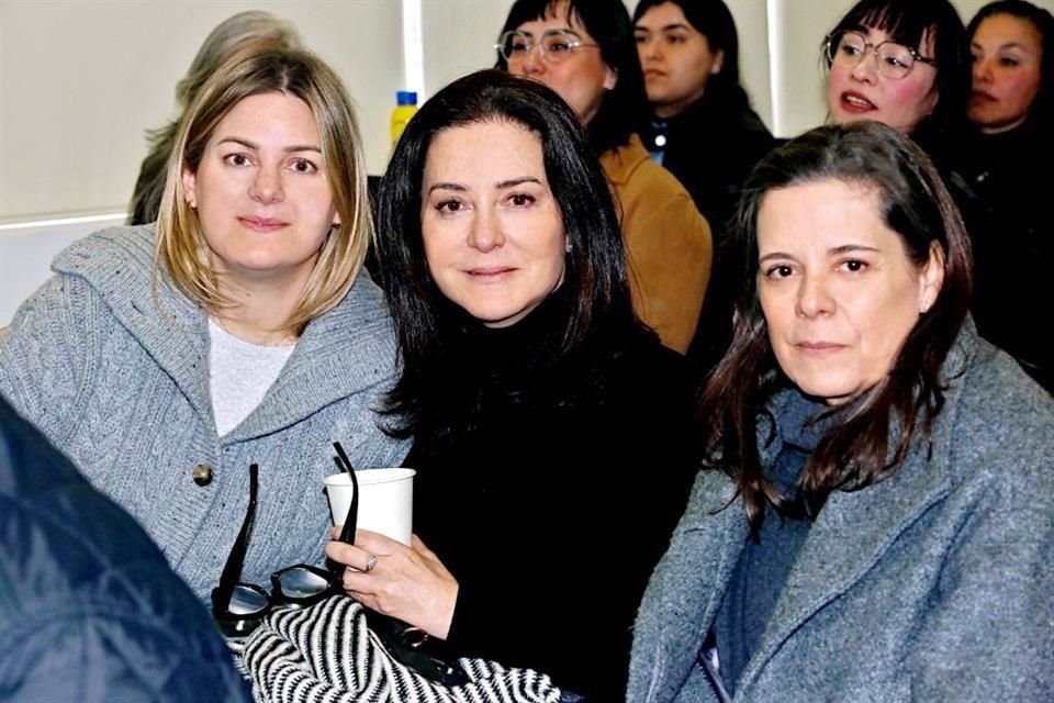 Daniela García, Cecy Navarro y Bárbara Navarro