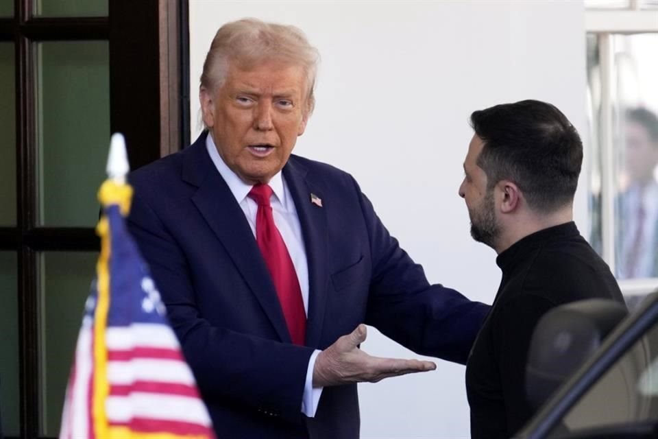 El Presidente de Ucrania, Volodymyr Zelensky, llegó a la Casa Blanca para reunirse con su par estadounidense, Donald Trump.