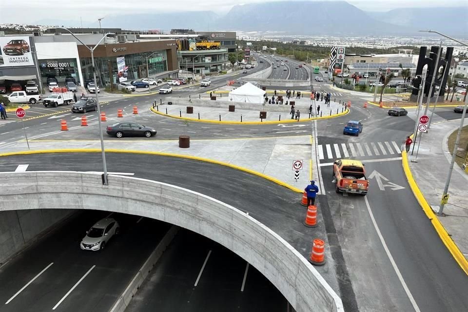 La rotonda es parte complementario de los trabajos en Paseo de los Leones y Puerta de Hierro.