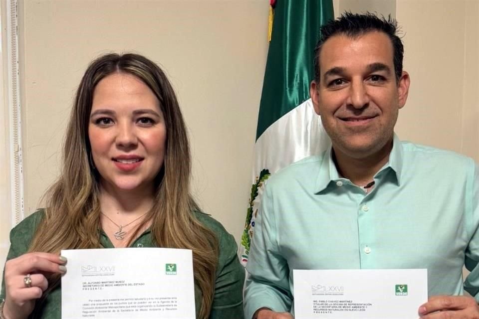 La Diputada local y el dirigente estatal del PVEM acudieron ante ambas instancias a entregar un escrito con las acciones propuestas.