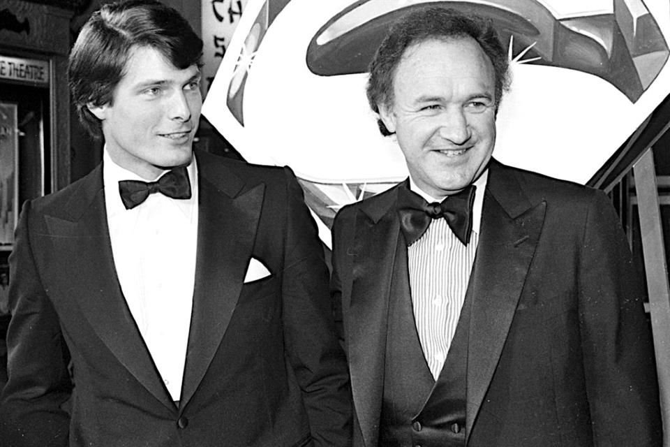 Hackman fue gran amigo de Christopher Reeve.