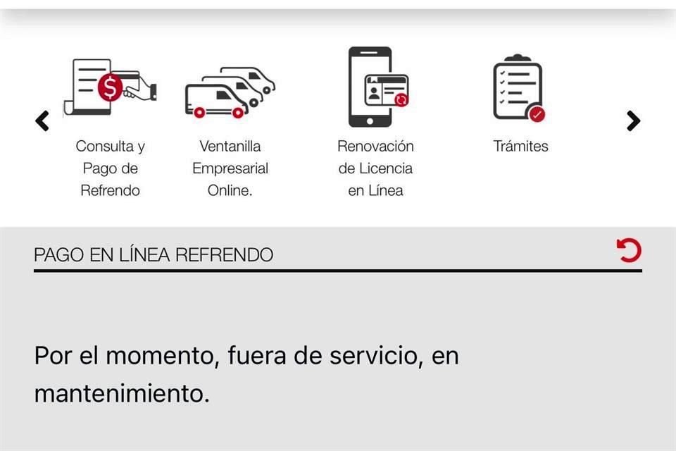 Las fallas se reportaron en las páginas web del Sistema de Monitoreo Ambiental y del Instituto de Control Vehicular.