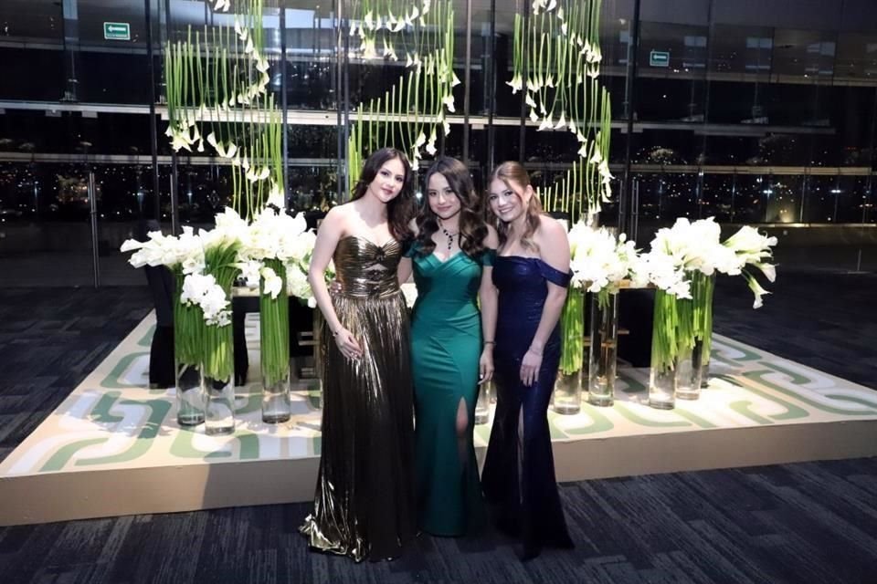 Natalia Montemayor, Laura Cardozo y Valeria Popoca