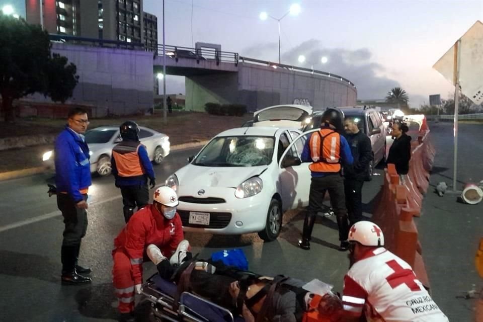 El accidente fue reportado a las 06:25 horas.