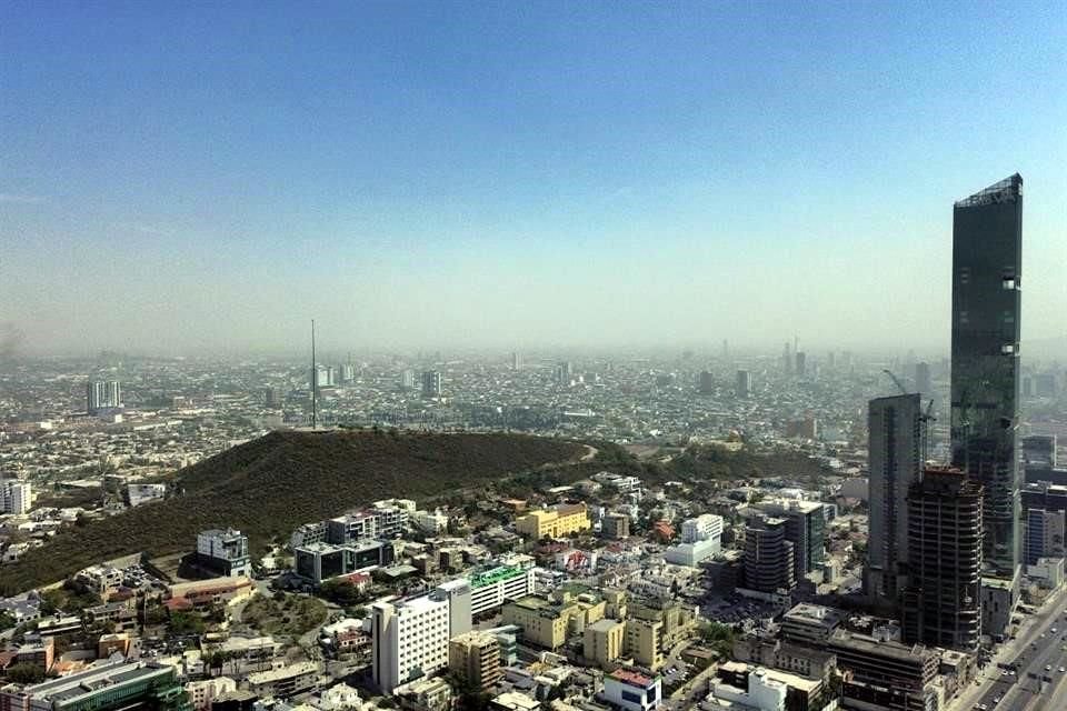 Así se ve la zona metropolitana desde las alturas.