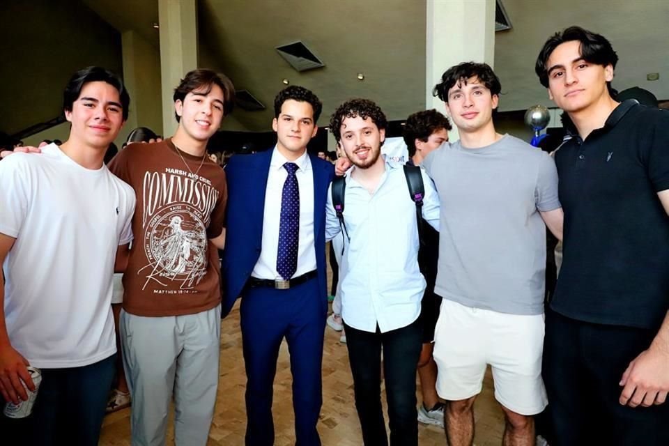 Marcelo Acevedo, Santiago Serna, Manuel Huerta, Ricardo Serna, David Cavazos y Rodrigo de Villa