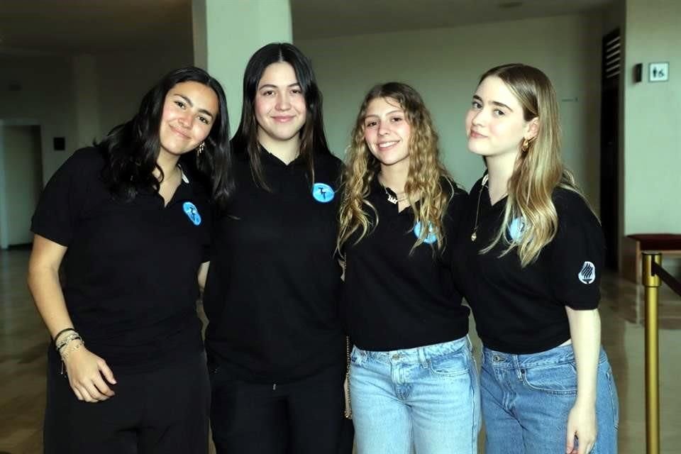 Mariana Saldaña, Fernanda Cavazos, Raquel Chapa y Bárbara González