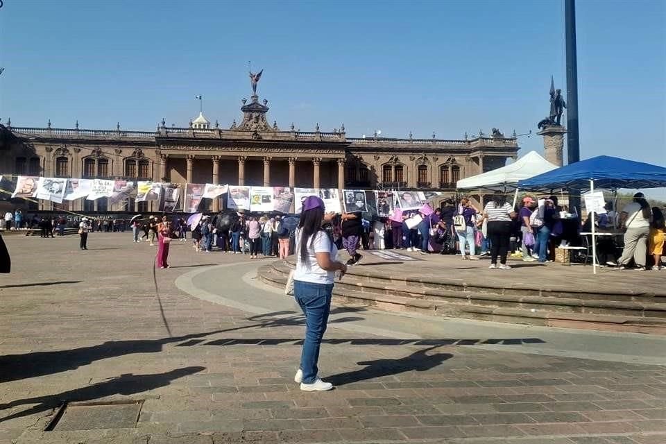 Una de las actividades del 8M fue el tendedero.