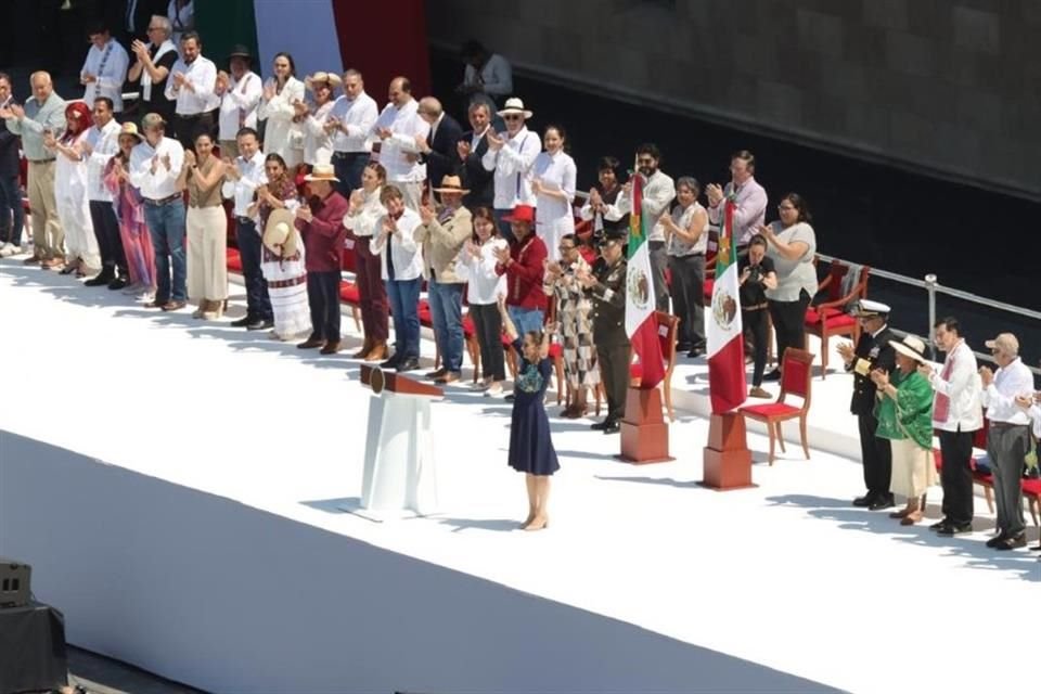 La Presidenta habló en su discurso en el Zócalo sobre la relación comercial entre México y Estados Unidos.