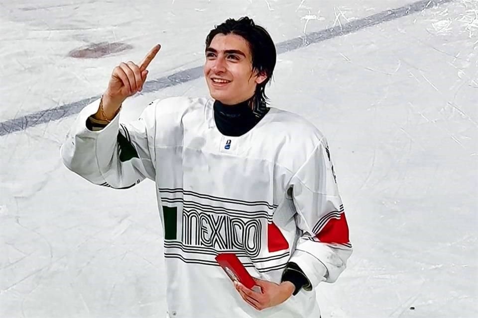 Roberto Gámez es campeón mundial en hockey sobre hielo y ahora va en hockey sobre ruedas a los Nacionales Conade.