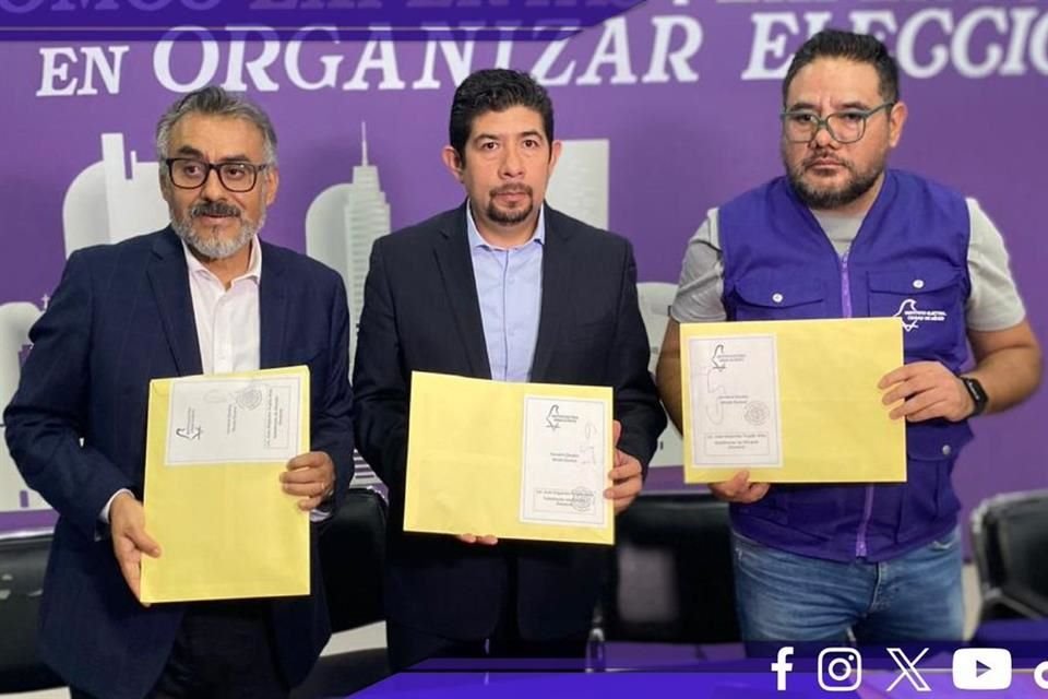El IECM recibió los listados de las candidaturas para la elección local del Poder Judicial.​