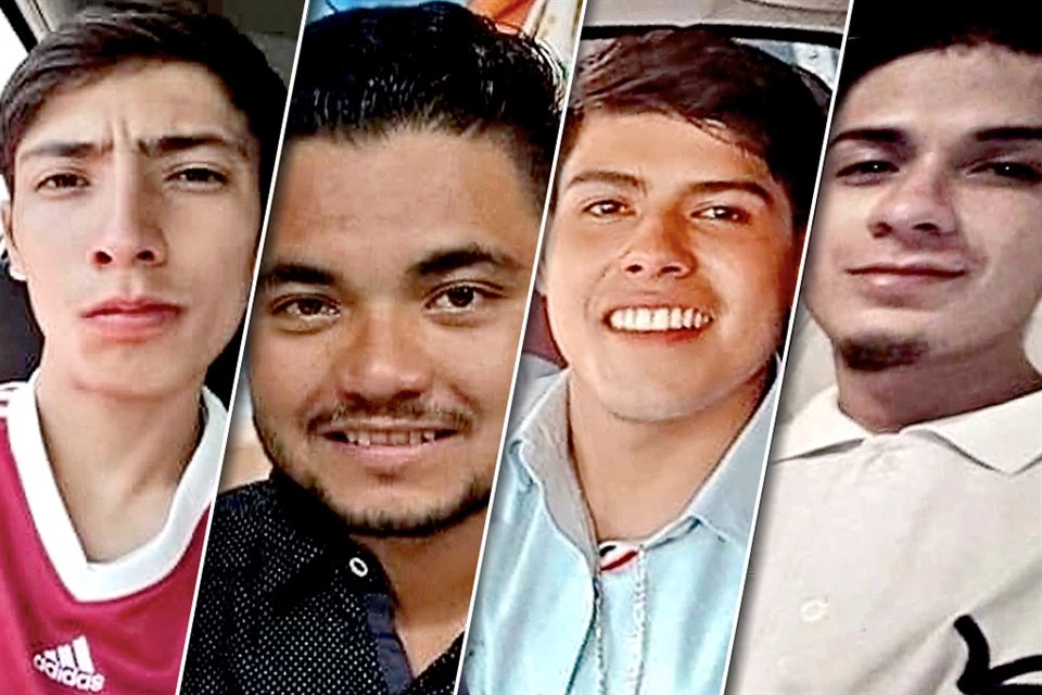 Israel Andrade Hernández, Jorge Rodríguez Ortiz, Calep Adonai Maldonado Monsiváis, y Alan Michel Martínez Vargas.