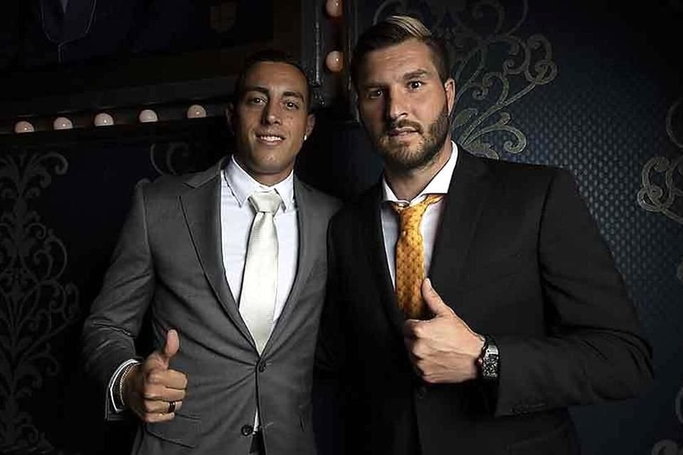 Rogelio y André tienen una una buena relación afuera de las canchas.