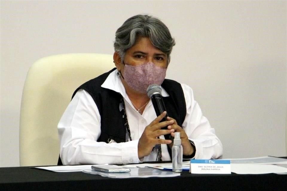 Gloria Molina Gamboa, Secretaria de Salud de Tamaulipas.