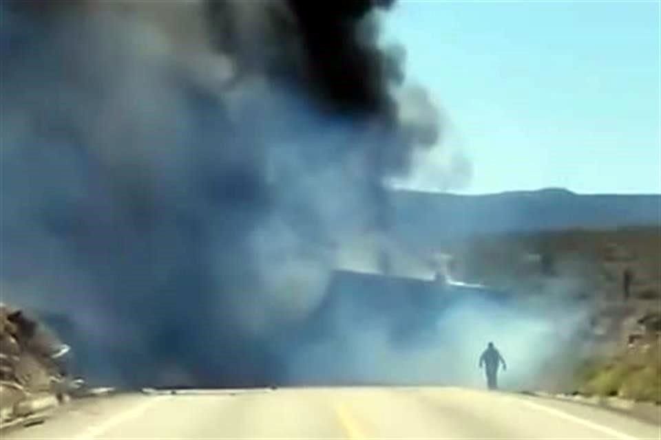 El accidente fue reportado a las 14:00 horas en el kilómetro 70 de la Carretera libre a Laredo.