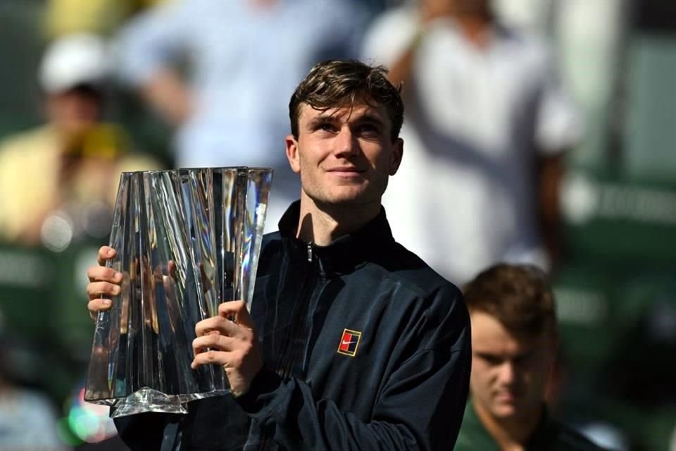 Jack Draper, quien fue sembrado 13 en Indian Wells, se terminó llevando el título al superar por 6-2 y 6-2 a Holger Rune.