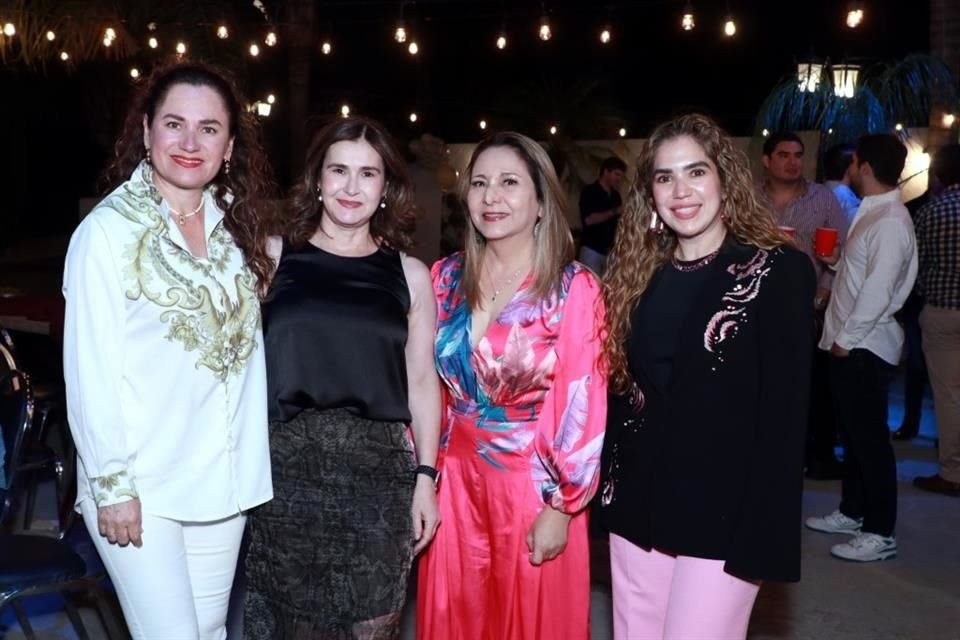 Laura Guzmán, Maribel Tamez, Martha Carlos y Susana de Garza