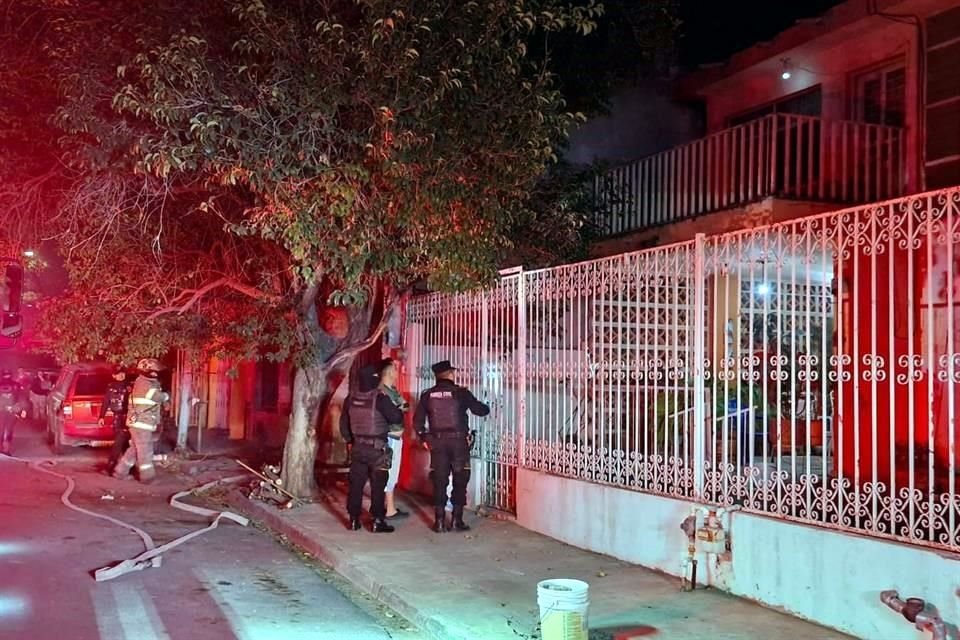 Los hechos se registraron alrededor de las 2:40 horas en una casa de la calle 5 de Febrero cerca de su cruce con Avenida Pío X.