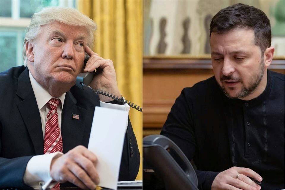 Zelensky dijo que habló de defensa aérea de Ucrania con Donald Trump y que acordaron aumentar capacidad de Kiev ante ataques de Rusia.