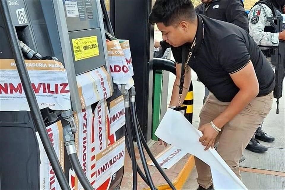 Profeco y ASEA realizaron un operativo interinstitucional en el que inmovilizaron 41 instrumentos de medición y clausuran cuatro estaciones de servicio en Chiapas.