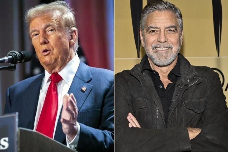 Luego de que George Clooney hablara sobre la lucha entre la prensa y el gobierno en EU, Donald Trump lo llamó 'estrella de segundo nivel'.