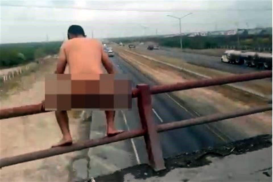 El incidente fue reportado a las 12:30 horas en el Antiguo Camino a Agua Fría y el Periférico.