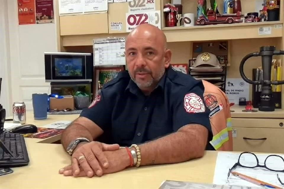 Humberto Fernández Díez de Pinos, Director de Protección Civil de Nuevo Laredo.