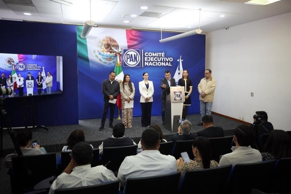El PAN dio una conferencia para posicionarse sobre el caso de desafuero de Cuauhtémoc Blanco.