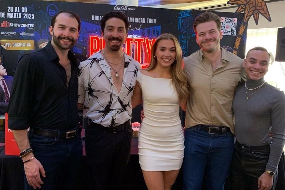 Dominic Pagliaro (izq. a der.), Max Cervantes, Eva Gary, Jack Rasmussen y Yamil Rivera prometieron sorprender a los fans de la historia de amor.