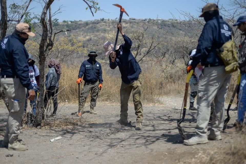 El operativo de búsqueda se realizó a petición del Colectivo Luz de Esperanza.