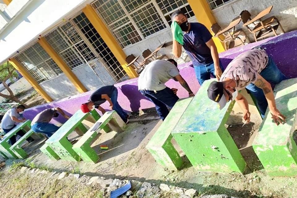 Escuelas de Santa Catarina son rehabilitadas por iniciativa empresarial.