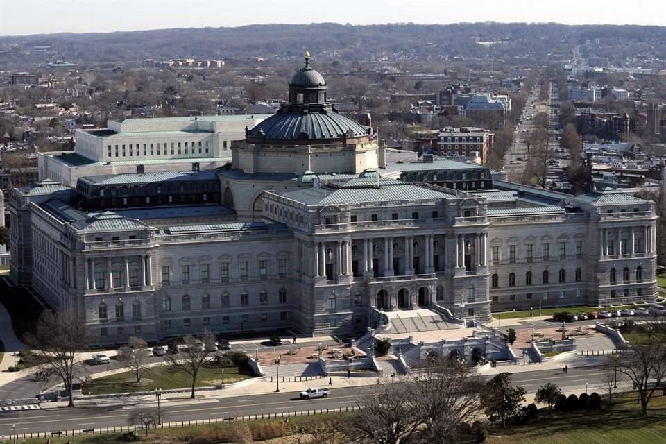 Una imagen de la Biblioteca del Congreso en el Capitolio.