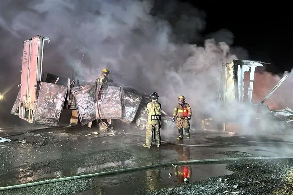 El accidente se registró en los carriles en dirección a la capital de Coahuila, a la altura del kilómetro 48.