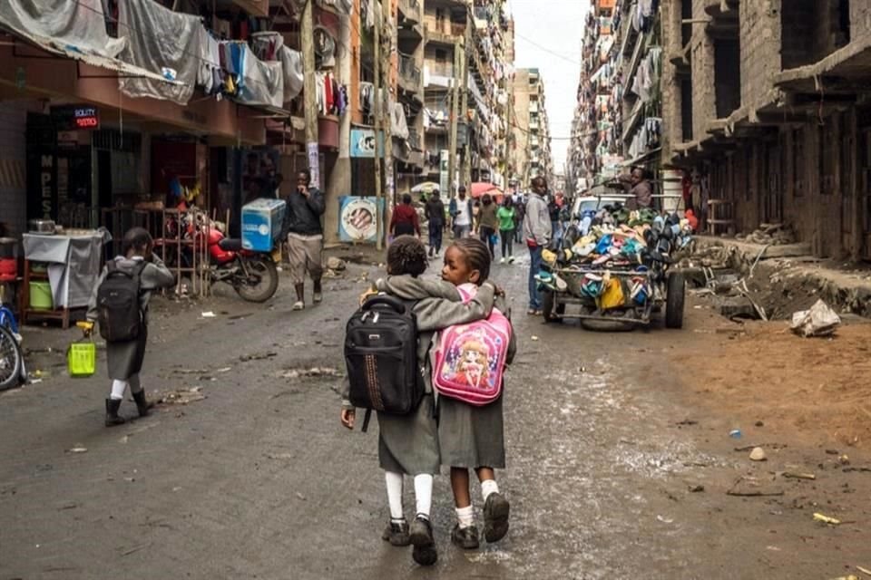 Niños en Nairobi, Kenia.