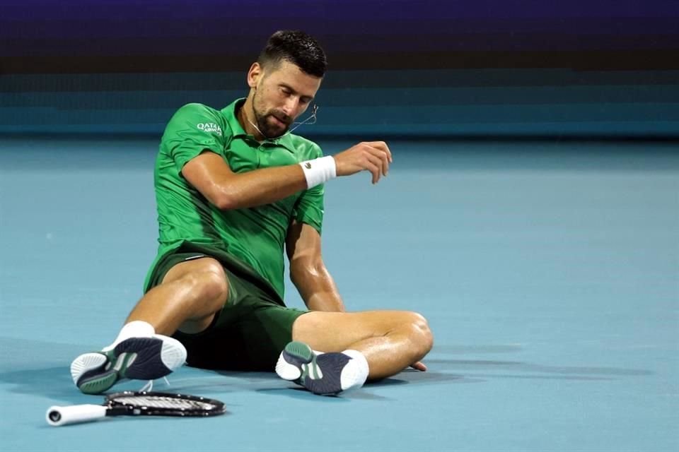 Novak Djokovic perdió la chance de sumar su centésimo título y coronarse una vez más en Miami.
