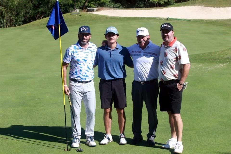 Gerardo García, Alberto Martínez, Víctor de Anda y Emilio Barredo