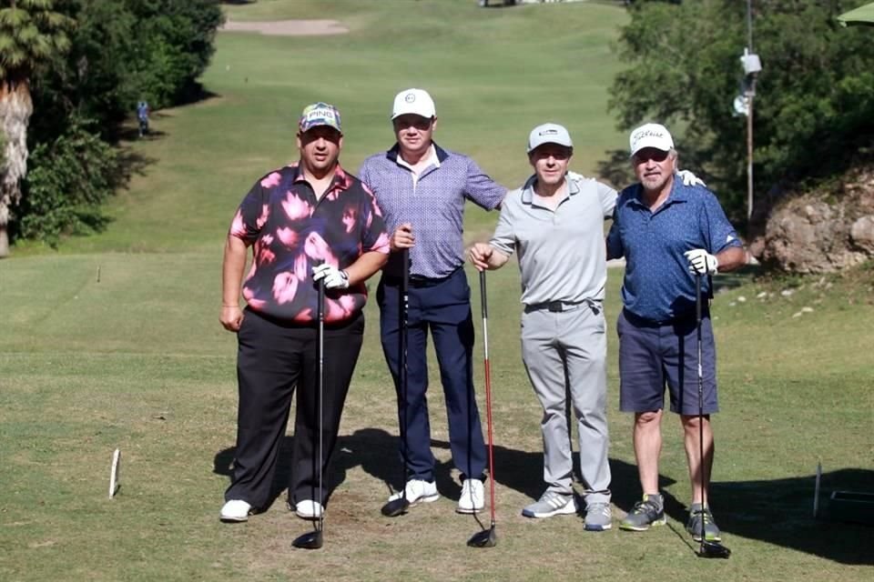 Iván Padilla, Ricardo Cárdenas, Luis Marroquiín y Luis Garza T