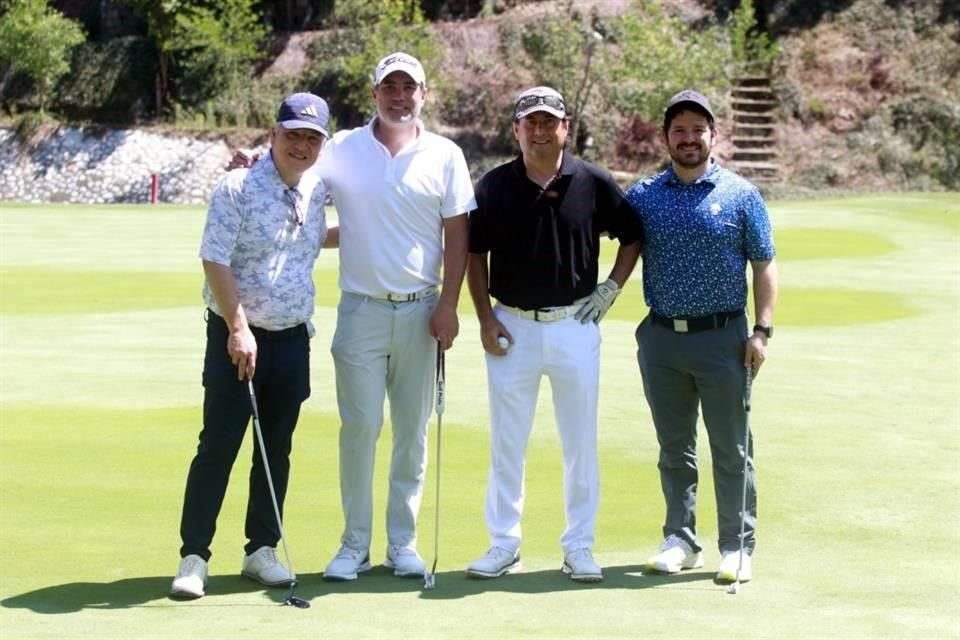 Ricardo Garza, Mario Lozano, Andrés Bezares y David Villanueva