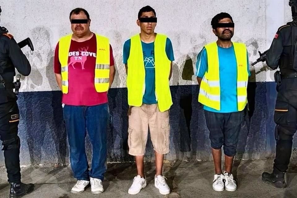 Carlos, de 28 años, Mario, de 56, y Arturo, de 52.